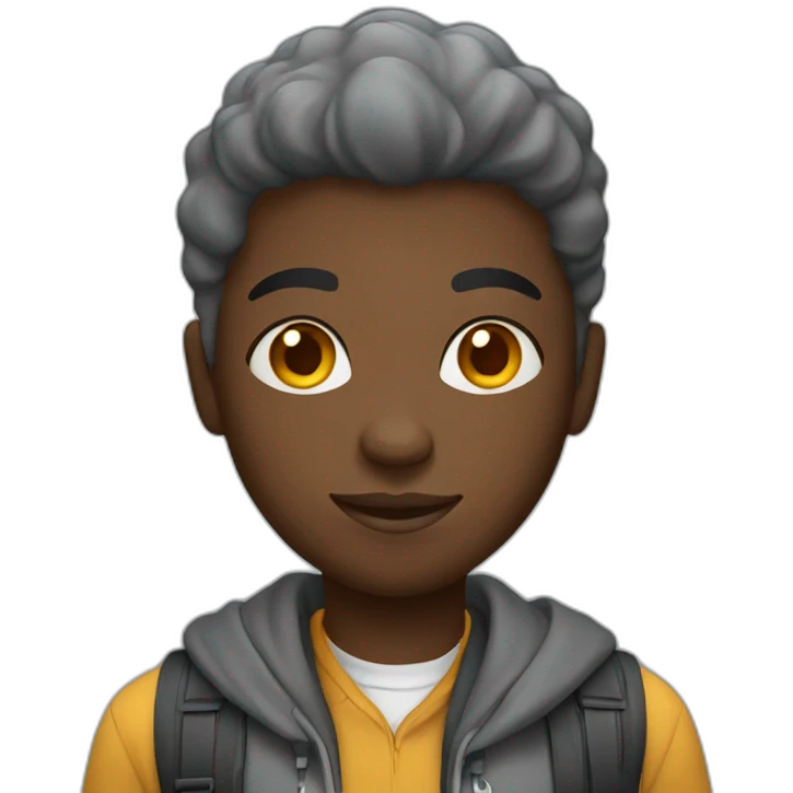 african student emoji