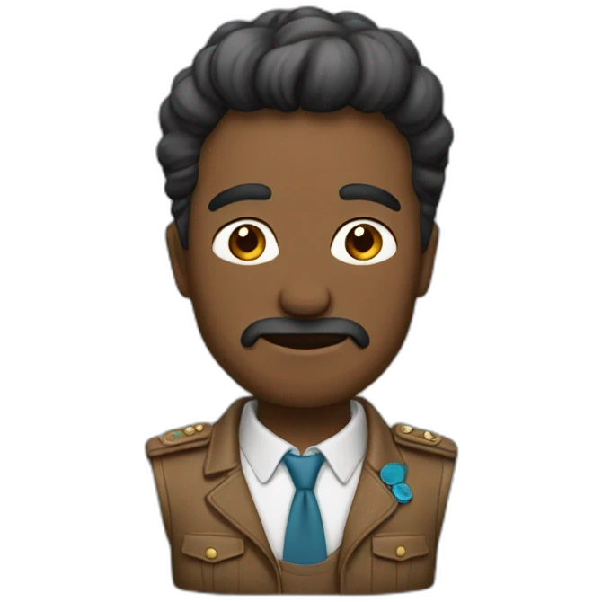 Un homme faisant caca emoji