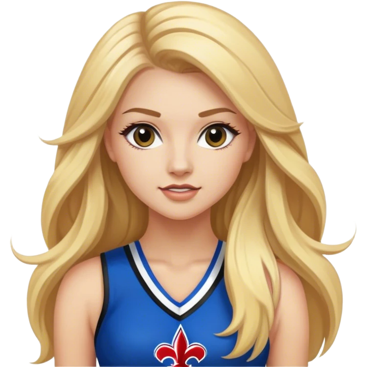 NFL cheerleader Barbie emoji