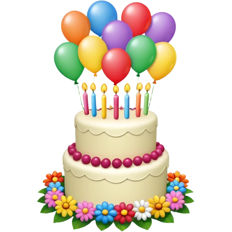 birthday garden emoji