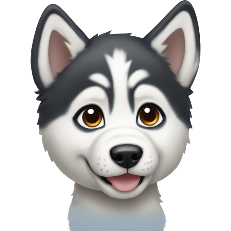 husky puppy emoji