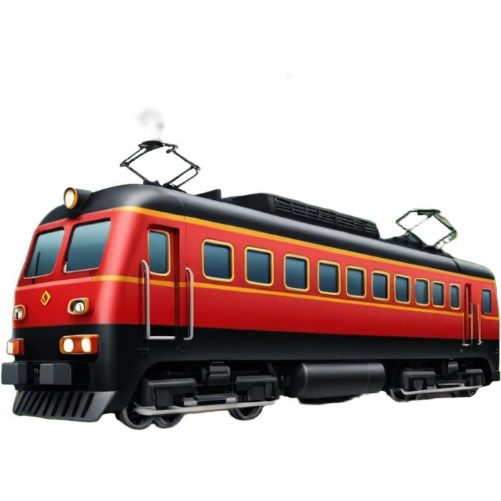 2 cabin diesel electric train from 🇯🇵 emoji
