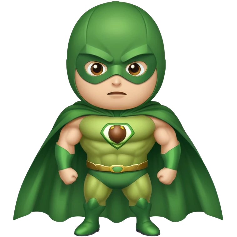 Avocado superhero emoji