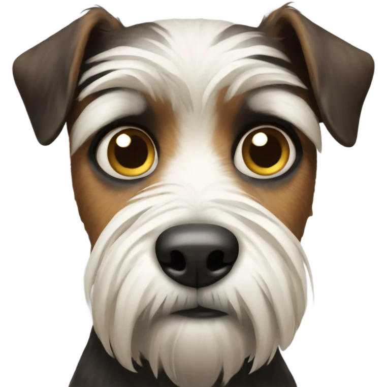 Concerned terrier emoji