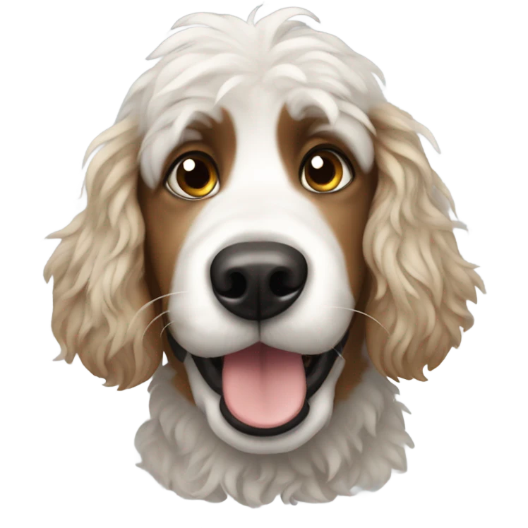 Bernie doodle dog emoji