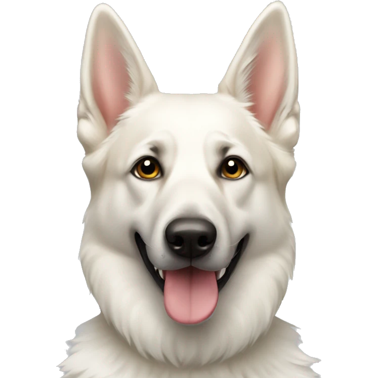 White German Shepard  emoji