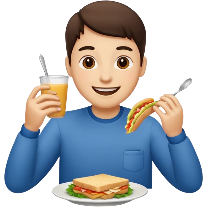 enjoy lunch emoji
