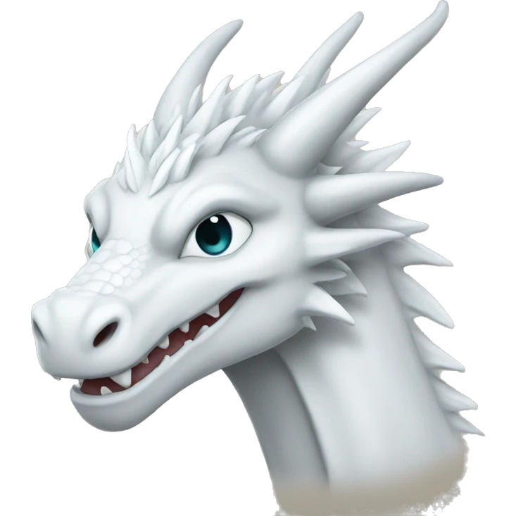 White dragon emoji