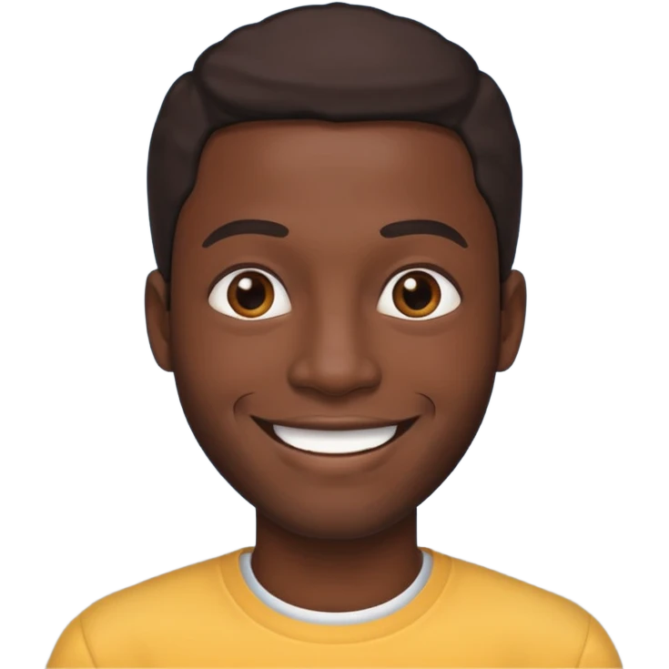 Black man emoji