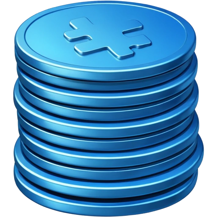 blue coins credit pack emoji