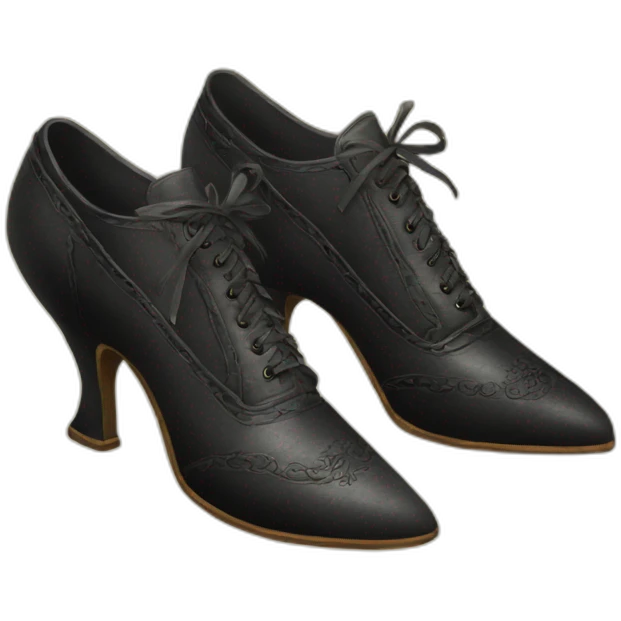 victorian shoes emoji