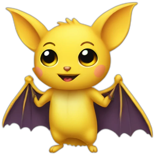 yellow bat] emoji
