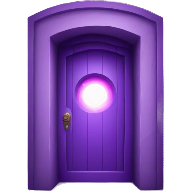 Purple galactic portal door emoji