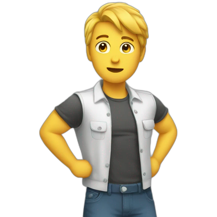Me crushing it at work emoji