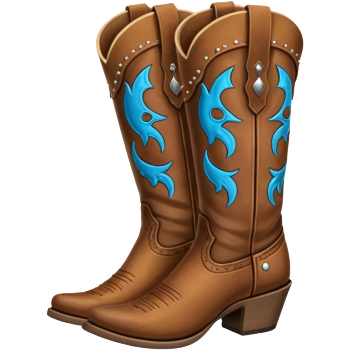cowgirl boots asthetic emoji