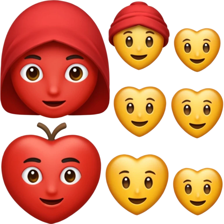 KALP İÇİNde E harfi emoji