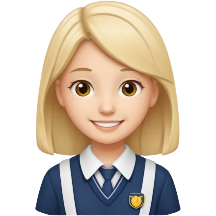 دختر بچه مدرسه emoji
