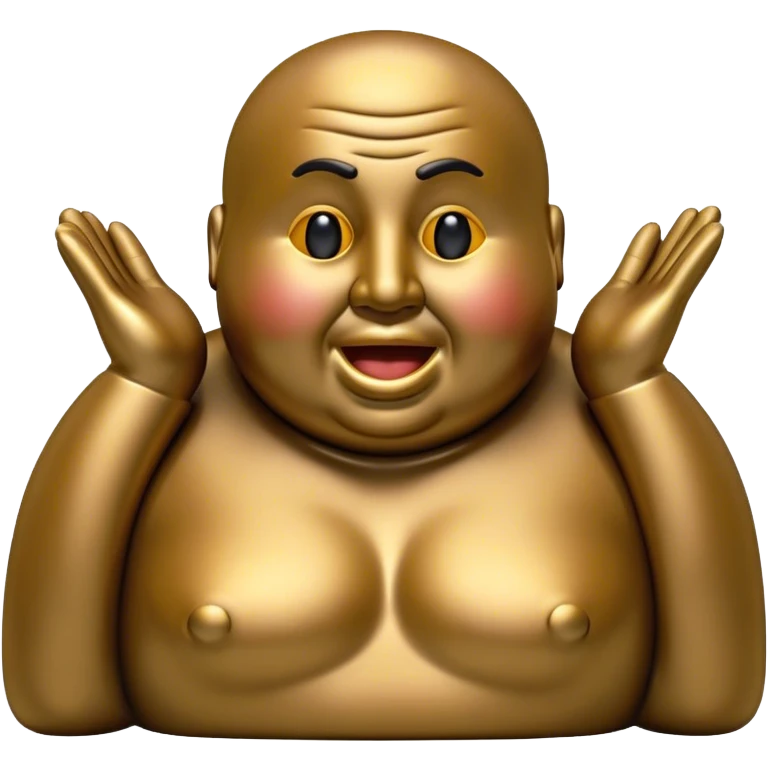 Cinematic Realistic Botero Sculpture Pop Culture Emoji, featuring an exaggerated, whimsical portrayal inspired by the famed sculptor rendered with dynamic textures and vibrant, artistic lighting. emoji