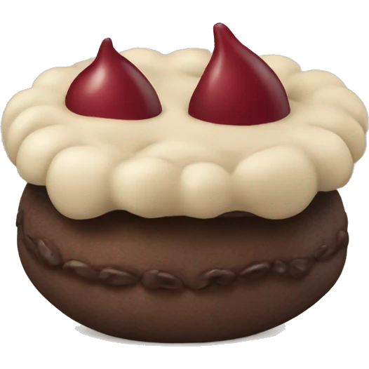 bordowe serce emoji