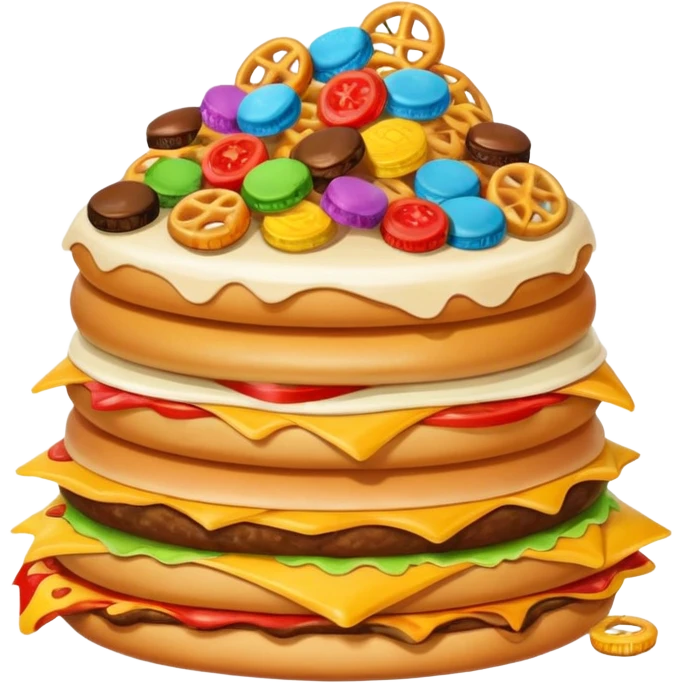 Junk foods emoji