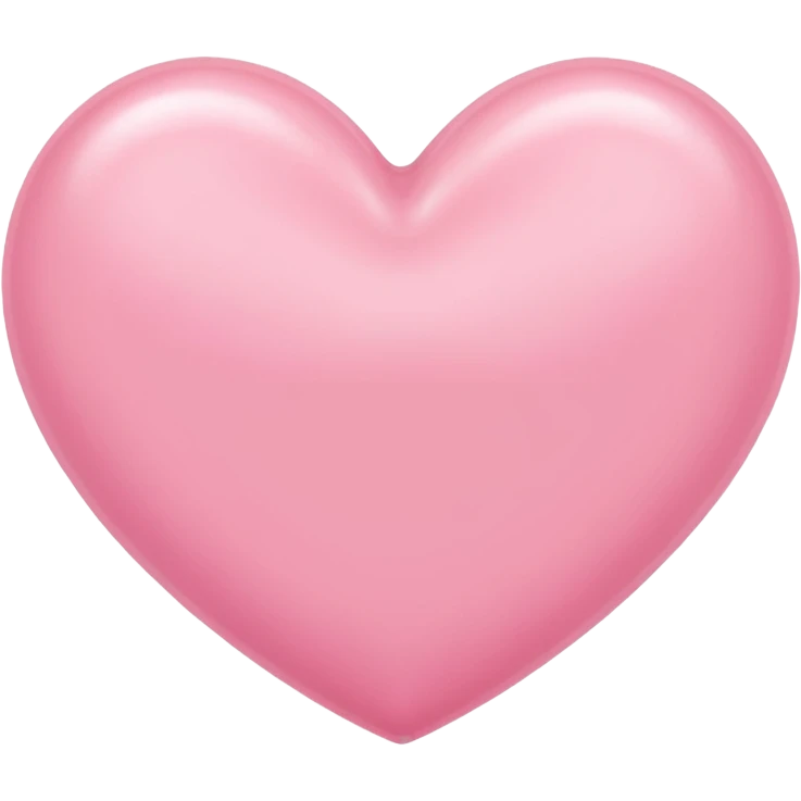 Baby pink heart emoji