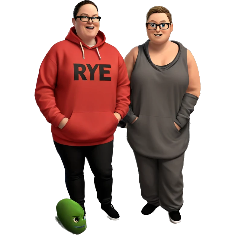 indoor boys in hoodies emoji