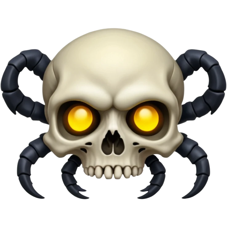 Skull-Fakémon-hybrid-creature (full body)  emoji