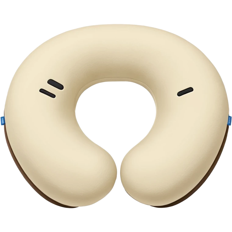 A fluffy memory-foam travel pillow that molds gently to the traveler’s head and shoulders. emoji