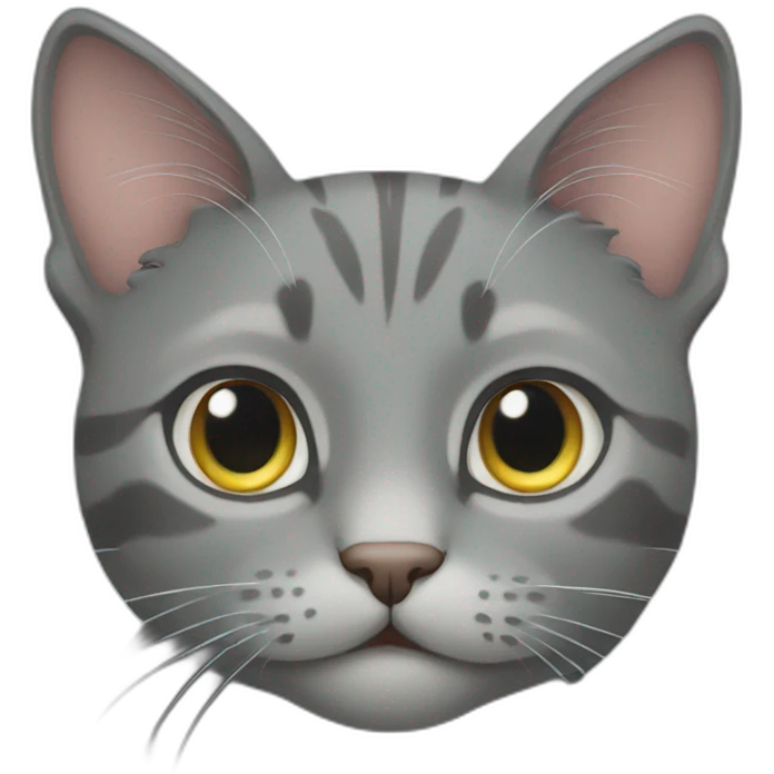 gray cat emoji