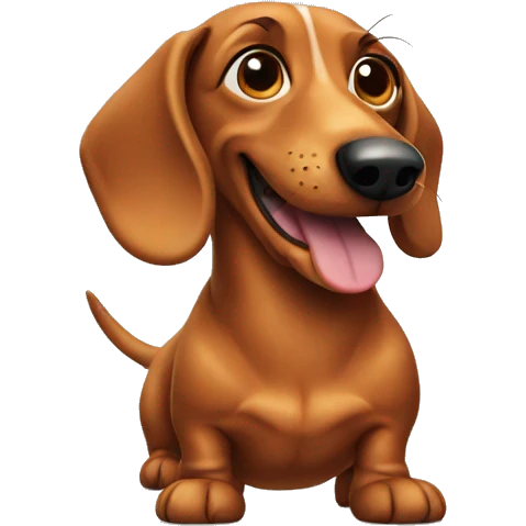 Wiener dog  emoji