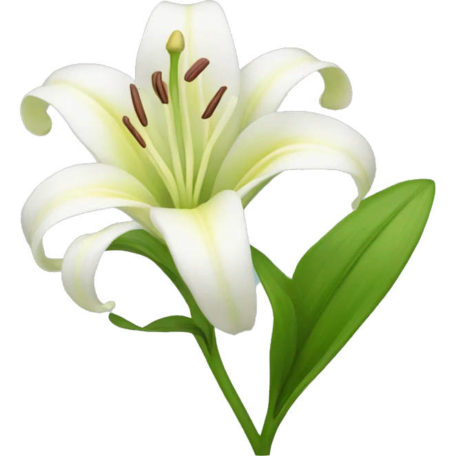 Lily flower  emoji