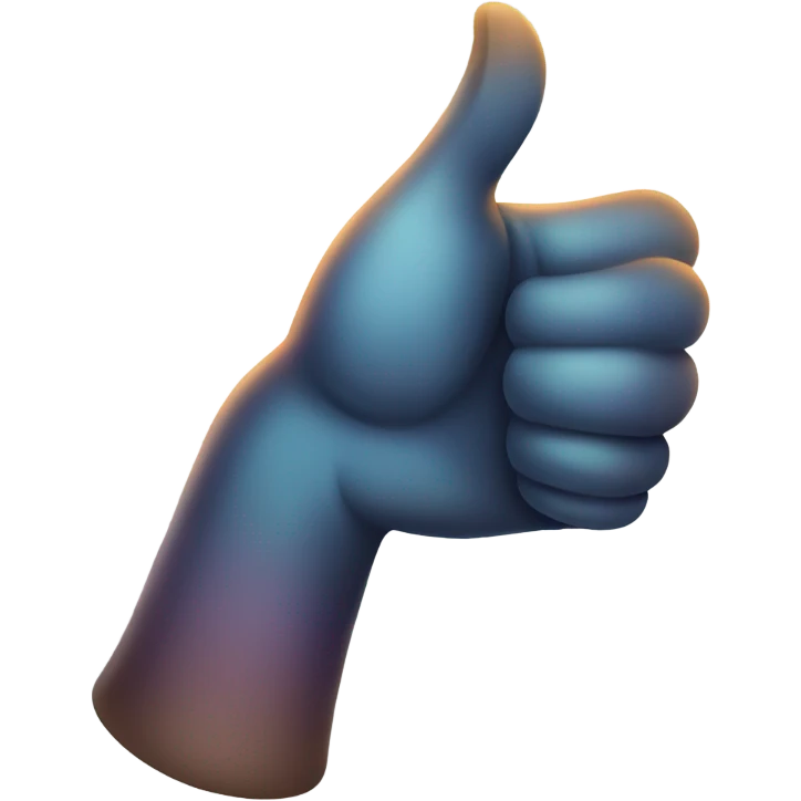 thumb up, magical style emoji