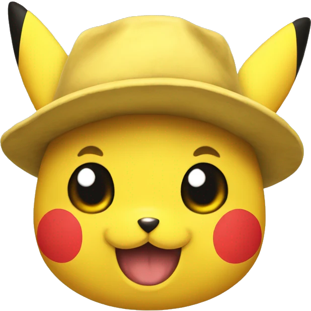 cappello di pikachu emoji