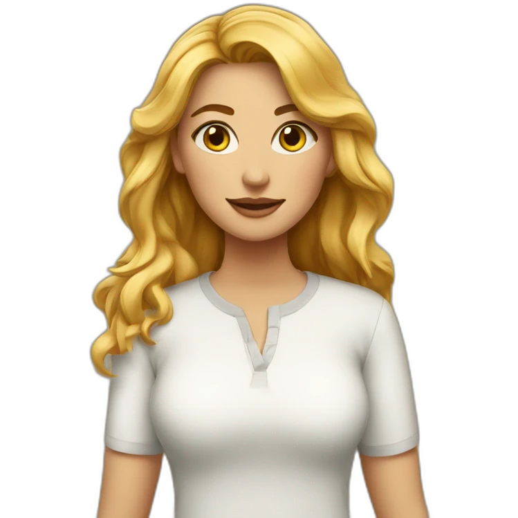 Femme avec vêtements Léopard emoji
