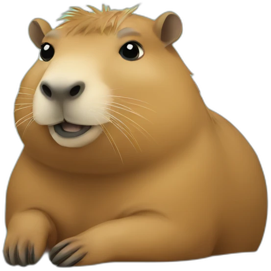 capybara chilling emoji