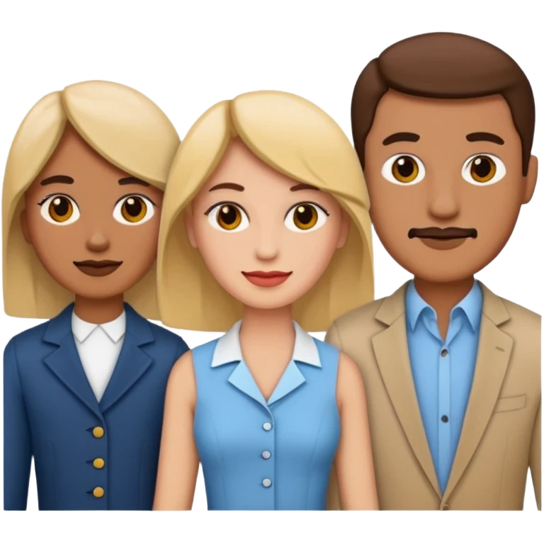 man reike moters ir vyro emogi veido generavimo su paper doll kotimizacija emoji