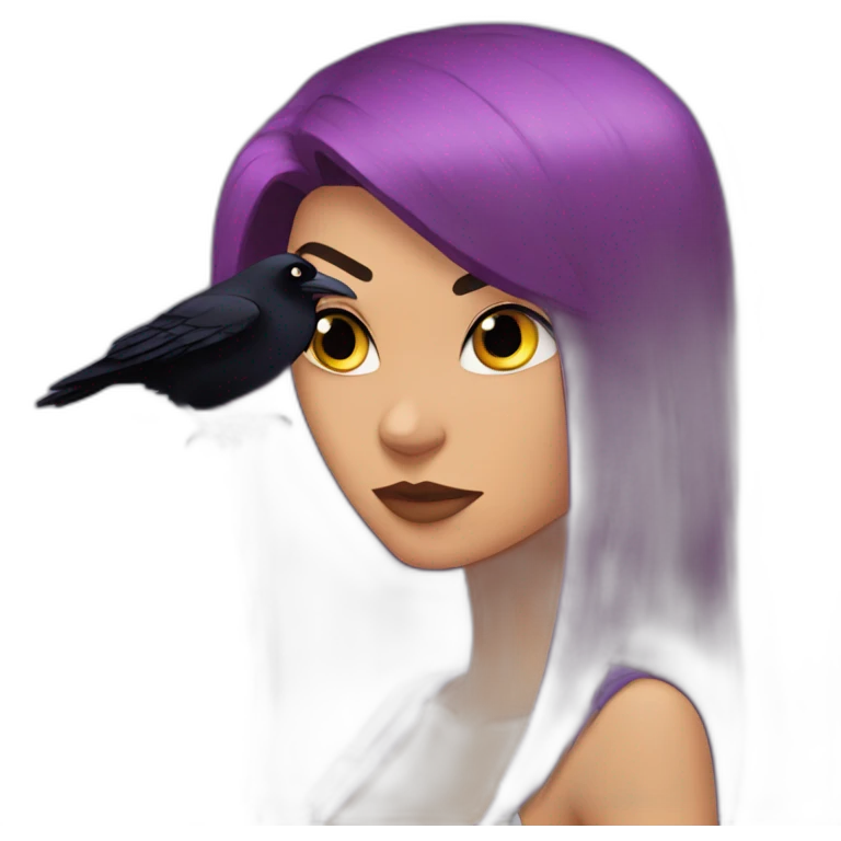 Raven from teen Titans emoji