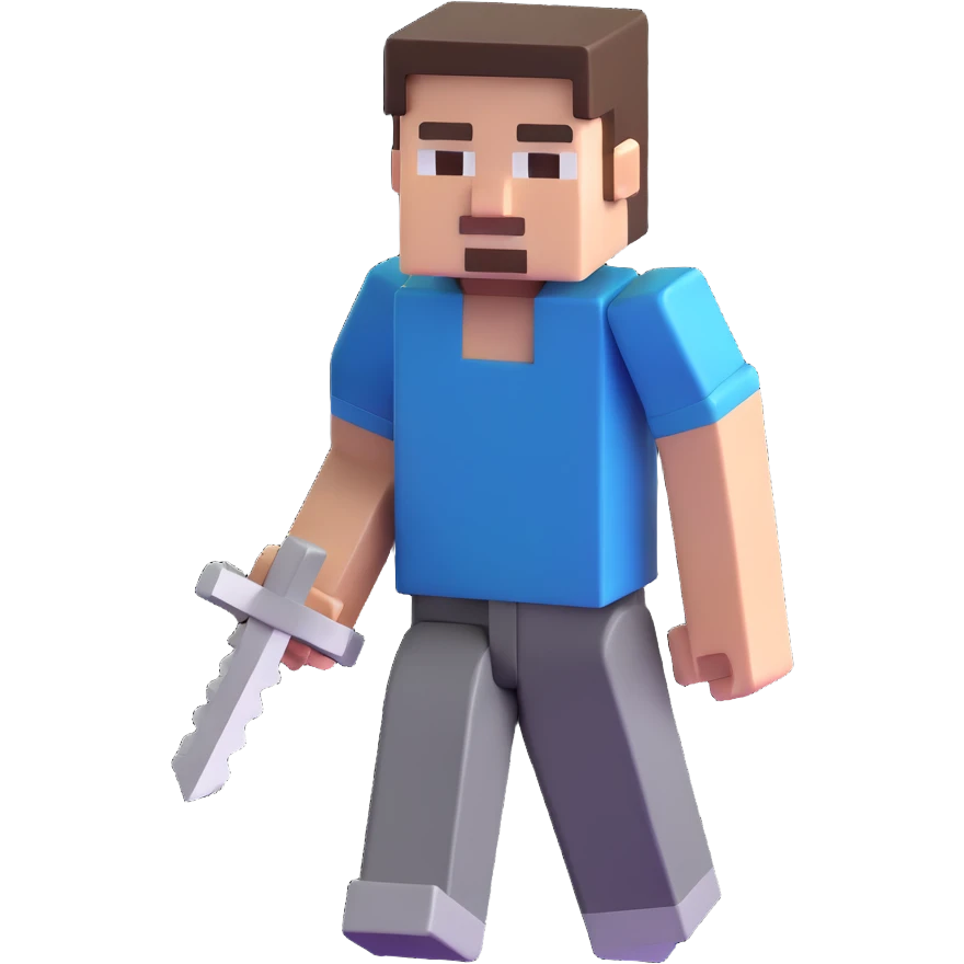 Minecraft character emoji
