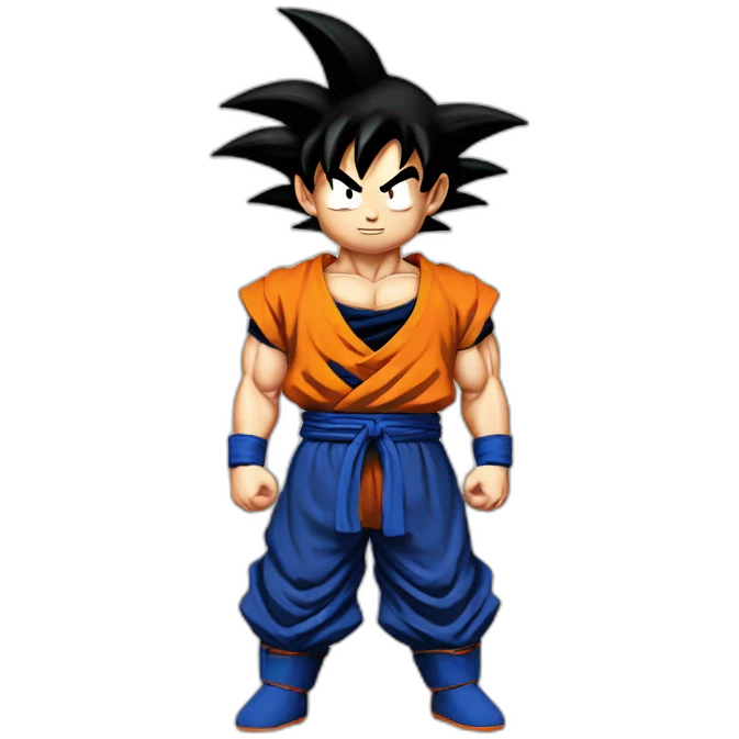 Extreme slim goku emoji