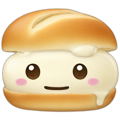 Cream bun emoji