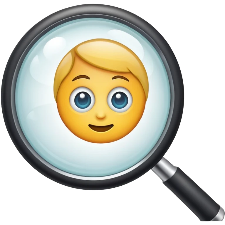 A strartup under a magnifying glass emoji