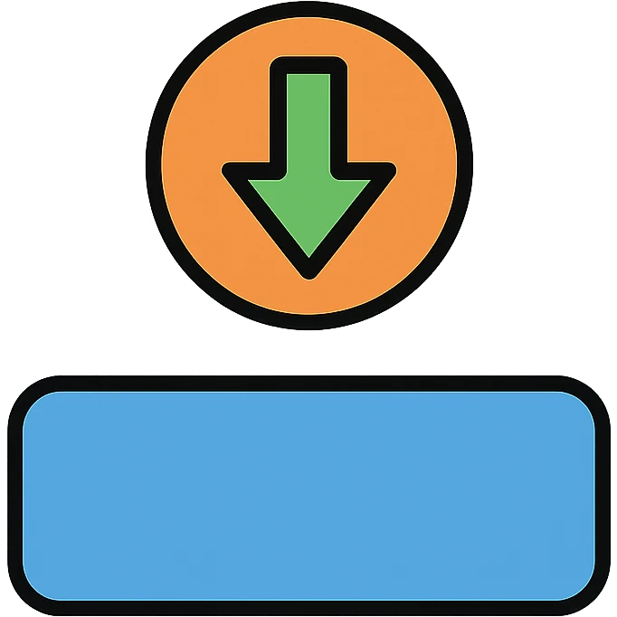 download button emoji