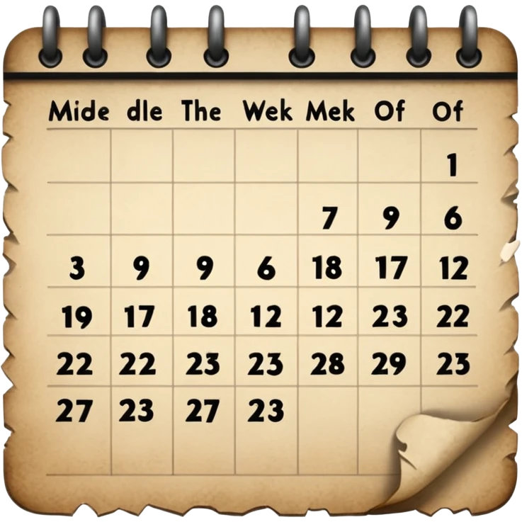middleof the week emoji