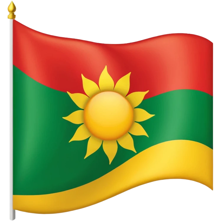 Kurdish flag emoji