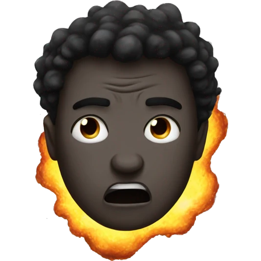 Black hole bad day angry emoji