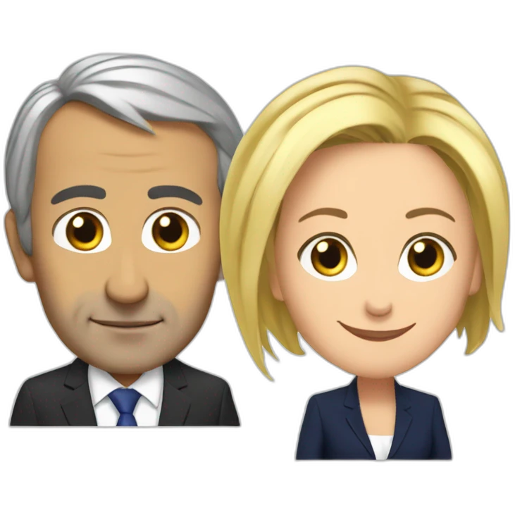 Zemmour and le pen emoji
