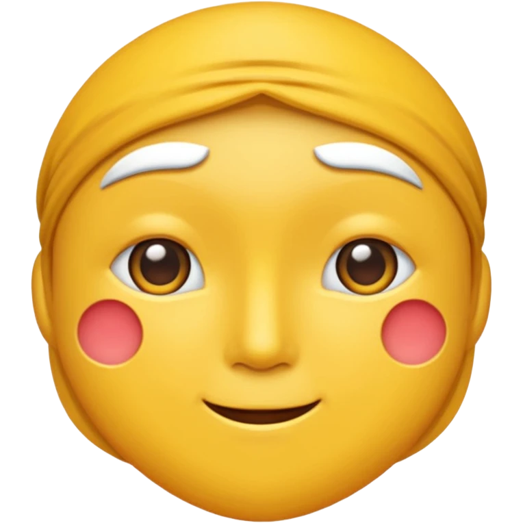 놀란 표정의 노란 얼굴 emoji