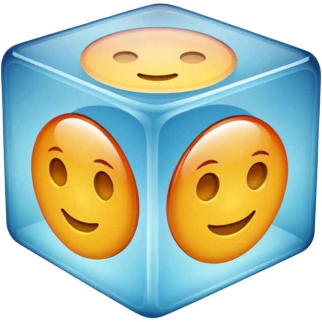 Glass cub  emoji