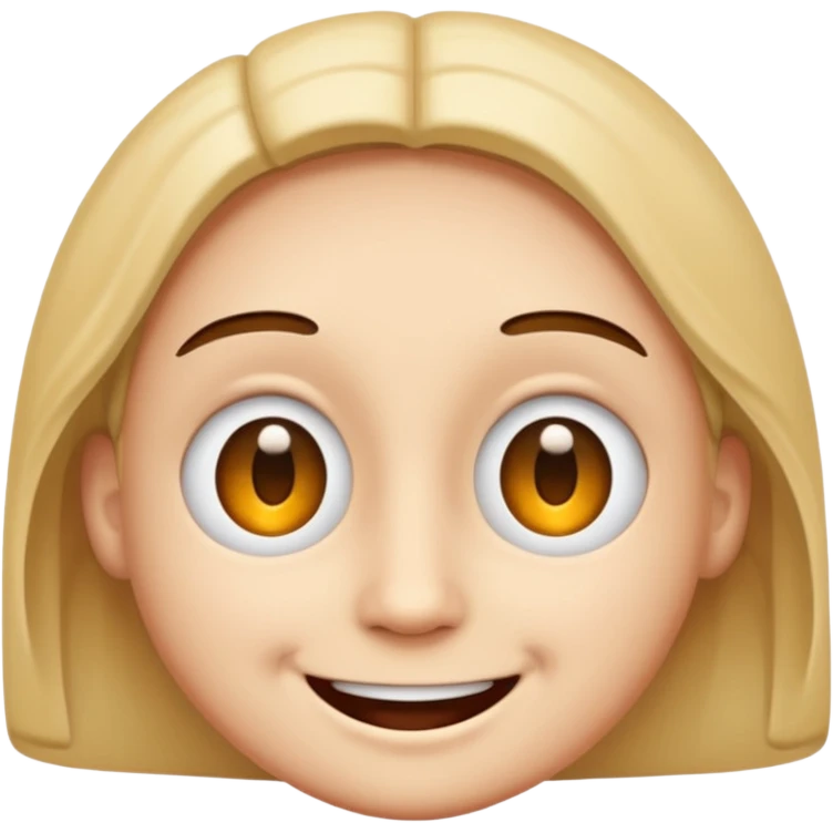 A smiling face with half open eyes. emoji