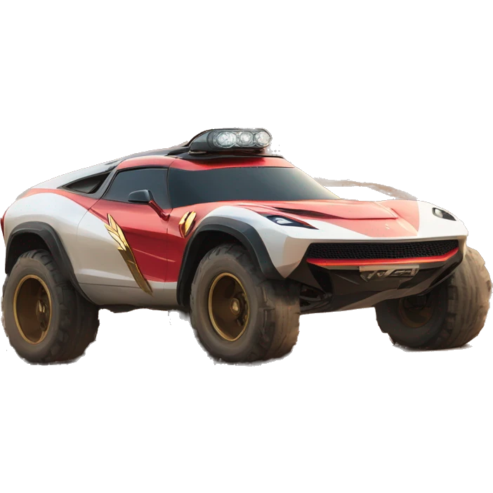  Wonder woman’s feminine features offroad capable long-travel suspension 4x4 racing no.86 hypercar  emoji